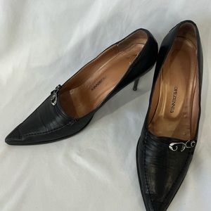 Les Tropeziennes black‎ leather pumps sz 38.5